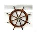 36" Wooden Ship's Wheel: Pirate Boat Fishing