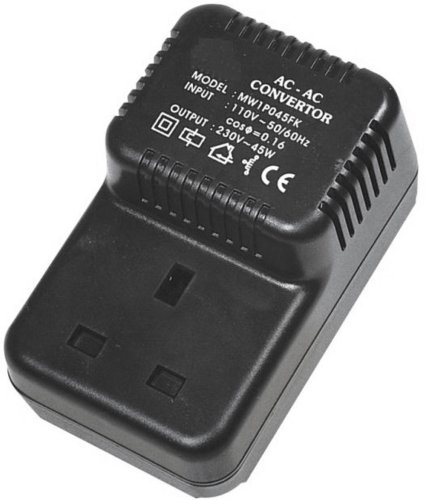 Childrens Toyshop  Computer : Kad Power UK to USA Voltage Convertor 45W Step Up Transformer