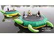 15' Turtle Jump Water Trampoline