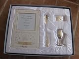 4PC SILVER PLATED CHRISTENING SET