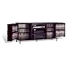 Prepac 60-Inch Plasma TV Console with Media Storage, Black