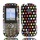 For Verizon Lg Cosmos 2 Vn251 Accessory - Color Dots Design Hard Case Cover ....