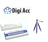 DIGI TECH Replacement Battery for Specific Digital Camera and Camcorder Models / Compatible with Kyocera BP-800S, BP-900S, Konica Minolta DR-LB1, Yashica BP-1000S, Minolta DR-LB1, Sharp AD-S30BT, AD-S31BT, AD-S31BTX, AD-T50BT, Kenwood DMC-J7R, (Yashica) Finecam S3, S3L, S3x, Kyocera (Yashica) Finecam S5R, Minolta MD-MT821, Pioneer PMD-R3, PMD-R5, Sharp MD-MS301, MD-MS702, MD-MSH(S)2, MD-MT66, MD-MT821, MD-MT831, MD-MT832 - Includes Mini Tripod with Expandable Legs