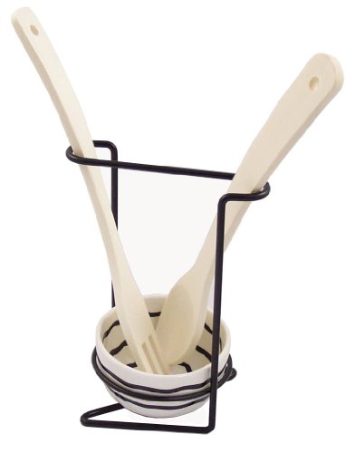 Black Iron Spoon Rest (Double)