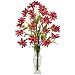 Nearly Natural Cosmos w/Vase Silk Flower Arrangement