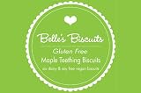 Belles Biscuits Gluten Free Maple Teething Biscuits (Pack of 6)