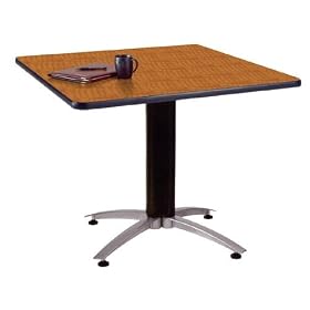 OFM MT42SQ-CHERRY 42 Inch Square Multi-Purpose Table - Mesh Base-Cherry by OFM