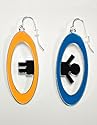 Portal 2 Inter-Spatial Portal Earrings