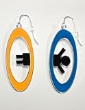 ポータル2間の空間ポータルピアス  Portal 2 Inter-Spatial Portal Earrings