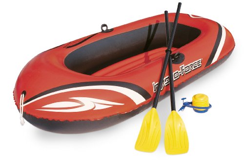 Bestway 61062 - Bootset mit Pumpe und Paddel, circa 198 x 122 cm Preisvergleich