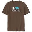 T-Shirt Brown " In The Usa It Is Spoken In Dari Persian " Languaje