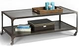 Industrial Coffee Table, 18H, NATURAL