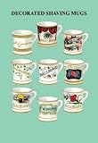 Decorated Shaving Mugs #4 20X30 Paper with Black Frame