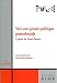 Tumultes, N° 33 : Pour une pensée politique post-coloniale : à partir de Frantz Fanon Tumultes, N° 33 : Pour une pensée politique post-coloniale : à partir de Frantz Fanon