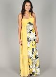 Embellished Strap Floral Print Formal for Bridesmaid Formal Prom