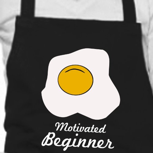 Motivated Beginner - Cooking Apron - black - one size - The Perfect Gift!
