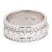 14K White Gold 1.15 ct. Machine Set Diamond Wedding Band (F-G Color, VS1 Clarity)