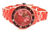 Search4time Ladies Pink Fashion Acrylic Bracelet Watch