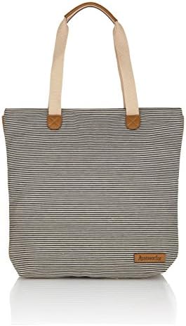 Accessorize Womens Ticking Stripe Shopper Bag