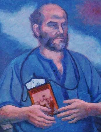 Custom Order #DL-TJR, Oil on Canvas, Custom Painting of The Person You Love, For 1 Person of Customer's Choice, Style: Expressionism, with Signature Text 