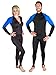 Storm Lycra Scuba Diving Skin, Black/Blue