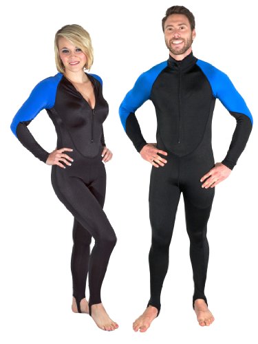 Storm Lycra Scuba Diving Skin, Black/Blue