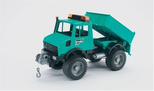 Childrens Toyshop  Toys : Bruder 02471 MB-Unimog with Loading Platform and Winch