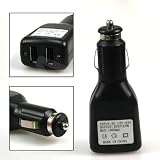U-bop PowerSURE Multi-Voltage Rapid Car Charger with Dual Twin Port USB Cigarette Lighter Socket (Black)