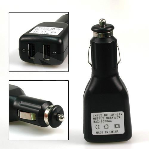 U-bop PowerSURE Multi-Voltage Rapid Car Charger with Dual Twin Port USB Cigarette Lighter Socket (Black)