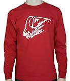 Quiksilver Boys On The Run Long Sleeve Crew Neck T-Shirt Red BYYU1HD8