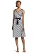 Apparel : Jones New York Women's Sleeveless V-Neck Bias Mitered Dress
