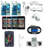14-piece FULL ACCESSORY BUNDLE SET for Apple iPod Touch 2nd Gen: iPod Touch 2nd Gen Black Leather Case + silicone skin cases + USB CAR Charger 14-piece FULL ACCESSORY BUNDLE SET for Apple iPod Touch 2nd Gen: iPod Touch 2nd Gen Black Leather Case + silicone skin cases + USB CAR Charger