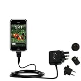 International Wall / AC Charger for the Apple iPod touch - Gomadic Brand w/ TipExchange Technology