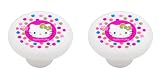 Hello Kitty Butterfly Set of 2 Decorative Ceramic Drawer Knobs