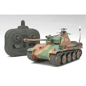 【クリックで詳細表示】RC ドイツ パンサーG後期型 (2.4GHzプロポ付) 48209 (1/35 ラジオコントロールタンクシリーズ No.9)