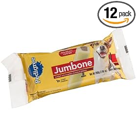 Pedigree Jumbone Snack Food for Small and Medium Dogs, 6-Count, 3.53-Ounce Bones (Pack of 4)