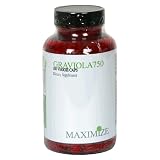 Maximum Intenational Maximize Graviola 750, 750mg Graviola, 100 Veggie Caps