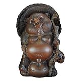 【信楽焼】福ひねり狸　22号　約幅38×奥行き27×高さ66.5cm