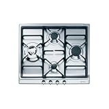 Smeg - SER 60 SGH3 - Plaque de Cuisson Gaz - Int&eacute;grable - 60 cm - Inox