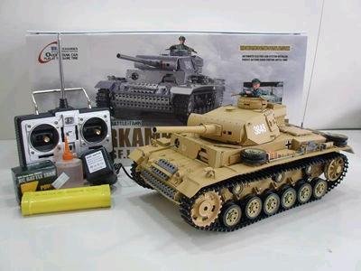 Heng Long 1/16 PANZER lll r/c tank - smoke & sound
