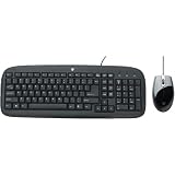 V7 Classic Keyboard Combo With 3 Button Wired USB Mouse
