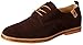 iLoveSIA Men's Leather Suede Oxfords Shoe US Size 12 Brown