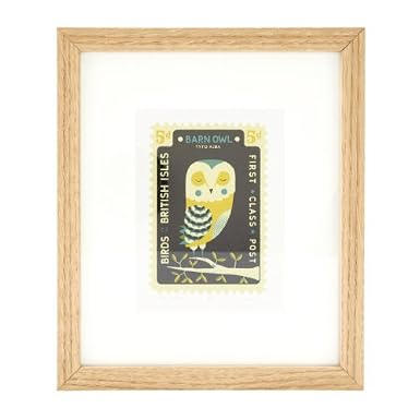 Tom Frost Barn Owl Stamp Print (Ltd Edition Framed Print)