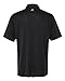 adidas Men's Climalite Textured Solid Polo (Black) (2X-Large)