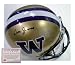 Don James Washington Huskies NCAA Hand Signed Full Size Deluxe Replica Football Helmet
