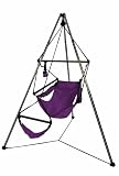 Hammaka 4025-HMKA Hammock Chair & Portable Tripod Stand, Purple, Aluminum