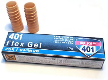 Soprano Saxophone Neck Cork - Synthetic Rubber Cork 2ea + Loctite 401 Flex Gel 10g