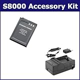 Nikon Coolpix S8000 Digital Camera Accessory Kit includes: SDENEL12 Battery ....