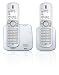 Philips CD5602S/38 T�l�phone sans fil 2 combin�s Blanc