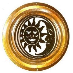 SunSationsTM Small Sun Moon Wind Spinner - Color: Copper